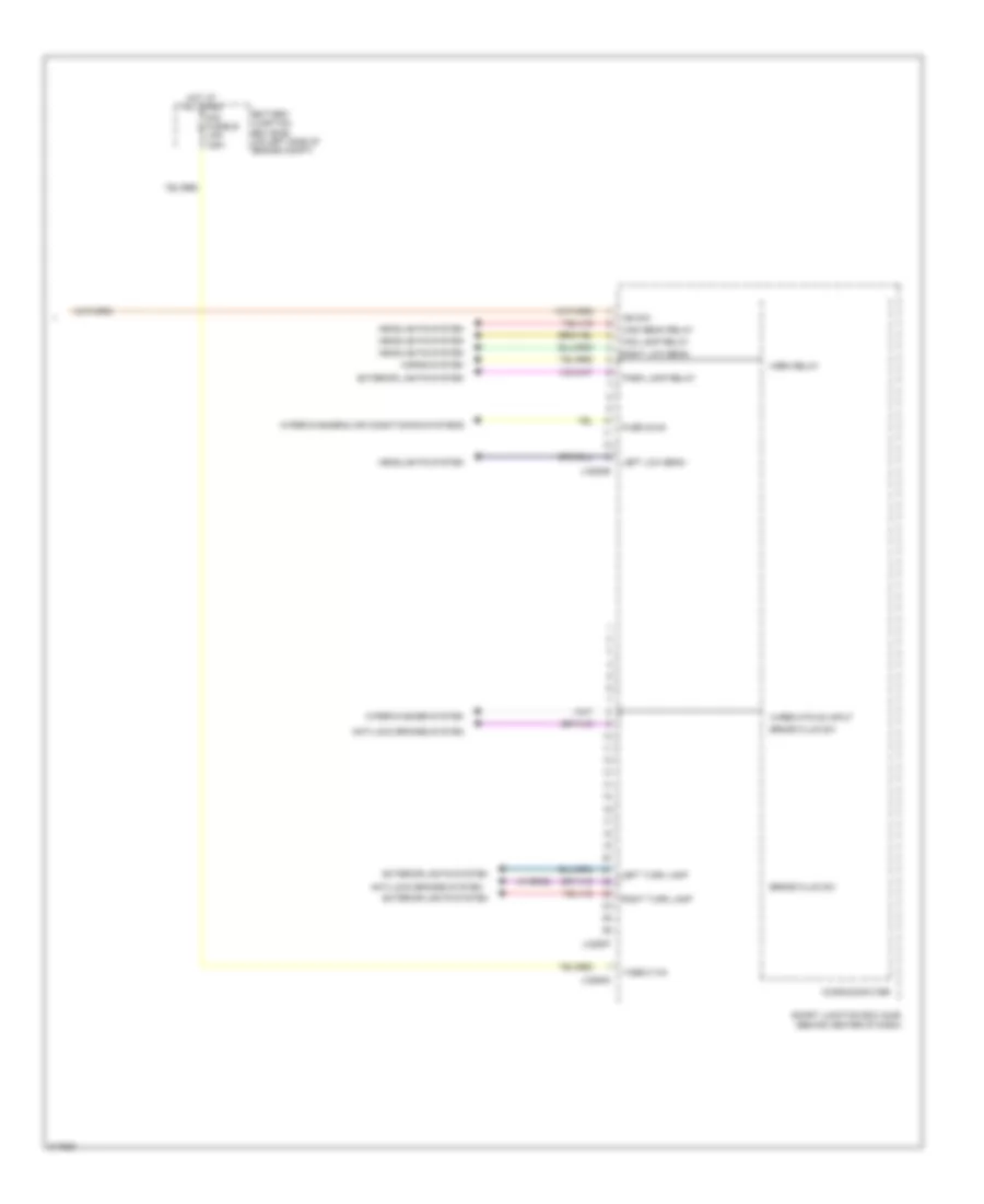 Body Control Modules Wiring Diagram 3 of 3 for Mazda Tribute Hybrid Touring 2010