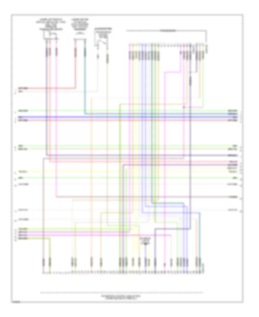 2.5L, Engine Performance Wiring Diagram, Except Hybrid (3 of 4) for Mazda Tribute Hybrid Touring 2010