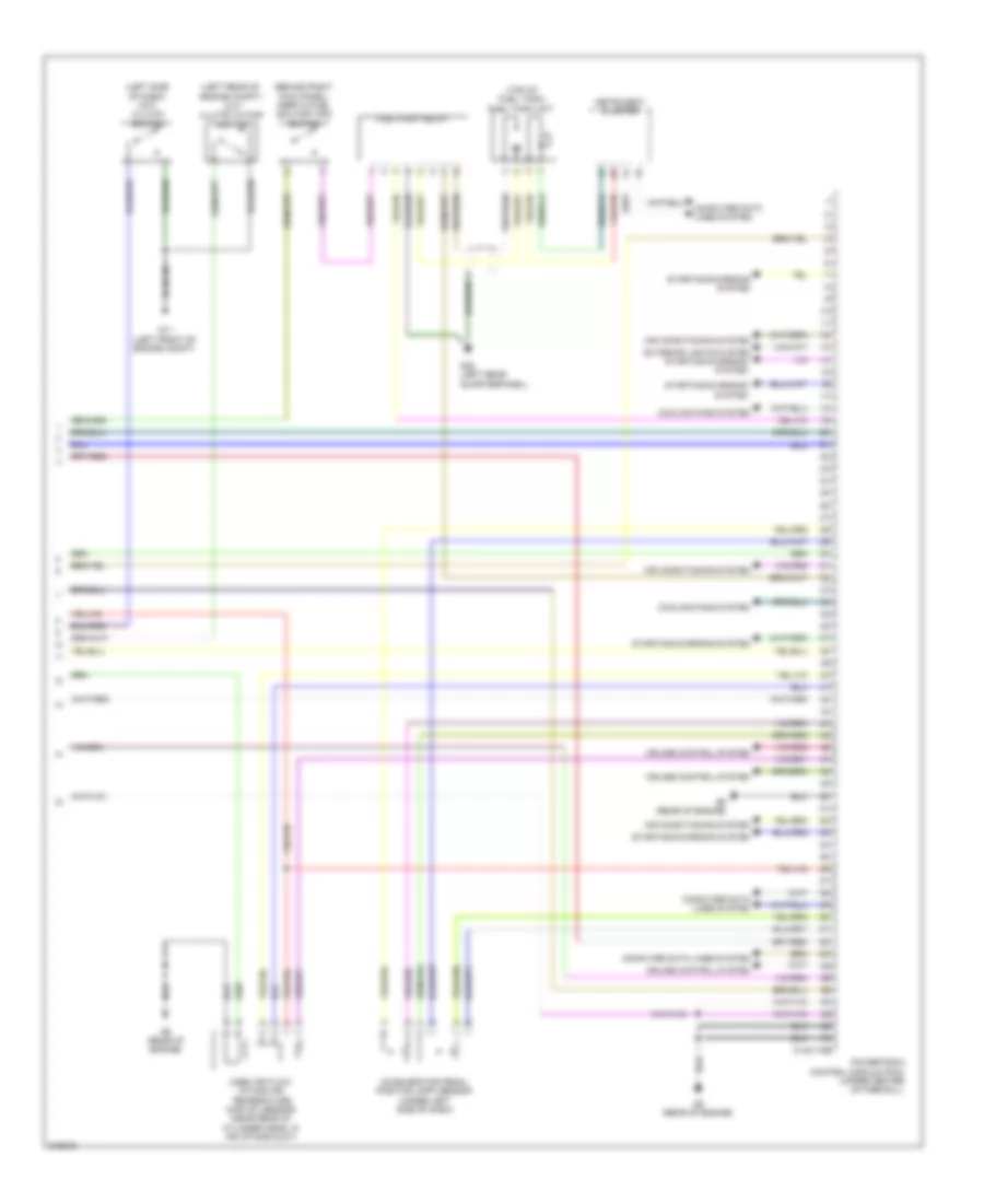 2.5L, Engine Performance Wiring Diagram, Except Hybrid (4 of 4) for Mazda Tribute Hybrid Touring 2010