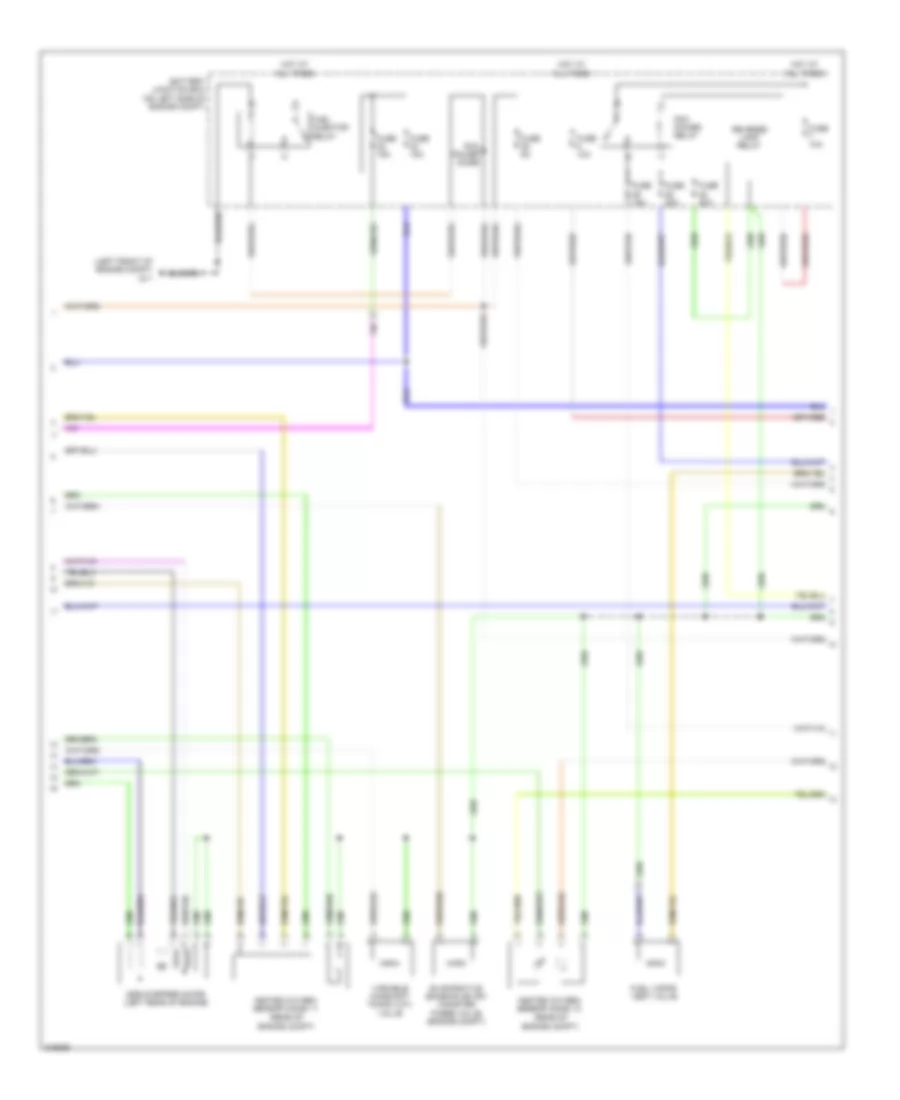 2.5L, Engine Performance Wiring Diagram, Hybrid (2 of 5) for Mazda Tribute Hybrid Touring 2010