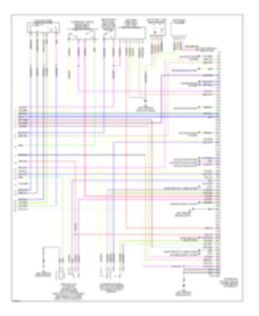 2.5L, Engine Performance Wiring Diagram, Hybrid (5 of 5) for Mazda Tribute Hybrid Touring 2010