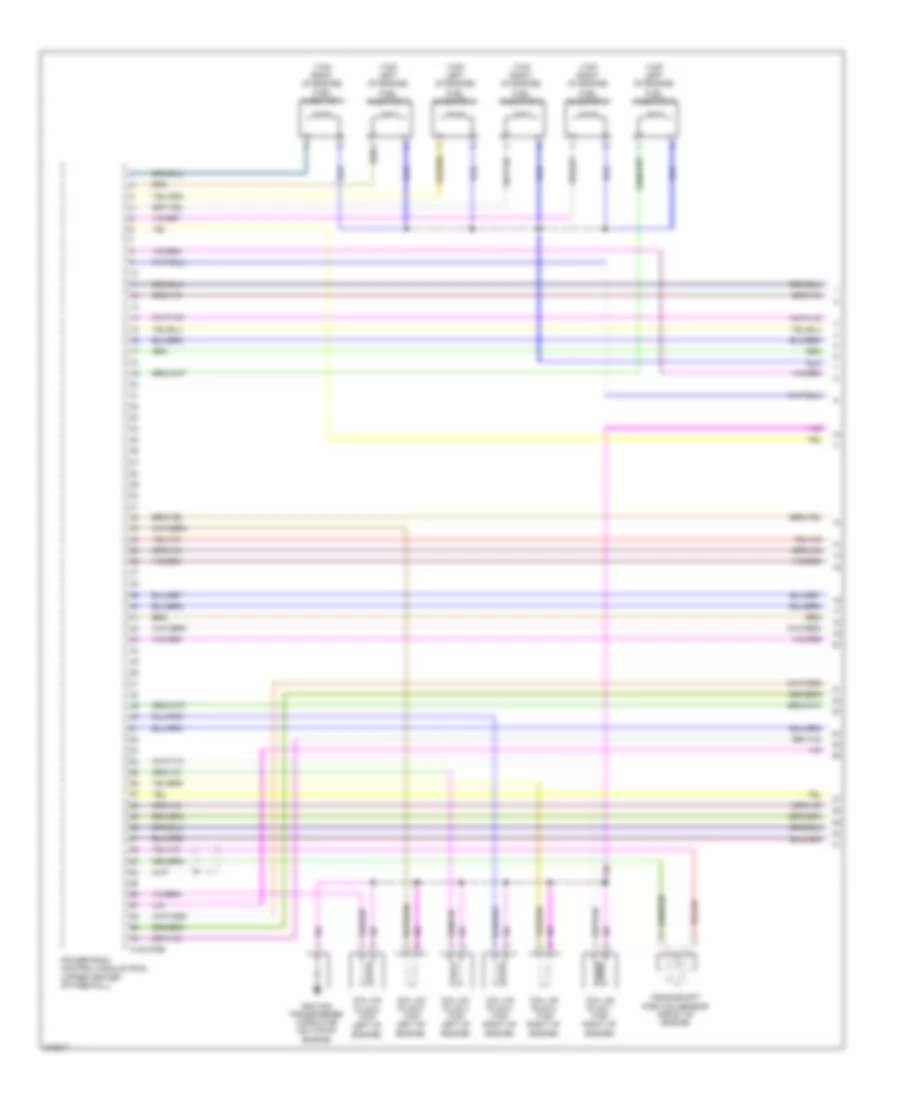 3.0L, Engine Performance Wiring Diagram (1 of 5) for Mazda Tribute Hybrid Touring 2010