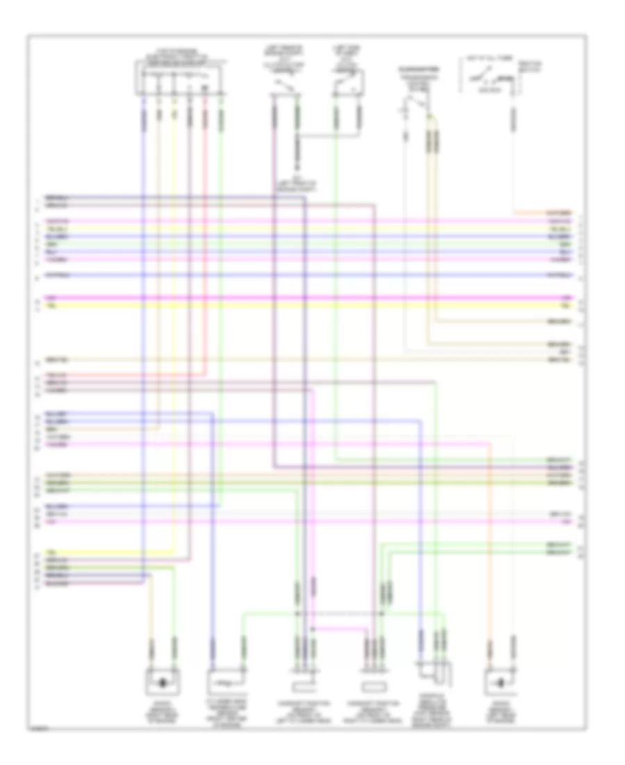 3.0L, Engine Performance Wiring Diagram (2 of 5) for Mazda Tribute Hybrid Touring 2010