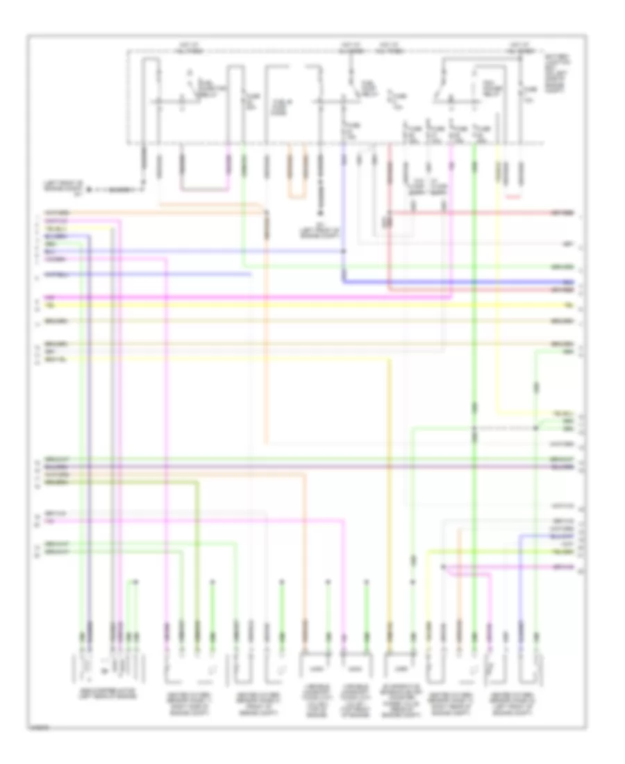 3.0L, Engine Performance Wiring Diagram (3 of 5) for Mazda Tribute Hybrid Touring 2010