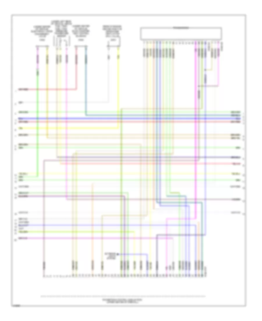 3.0L, Engine Performance Wiring Diagram (4 of 5) for Mazda Tribute Hybrid Touring 2010