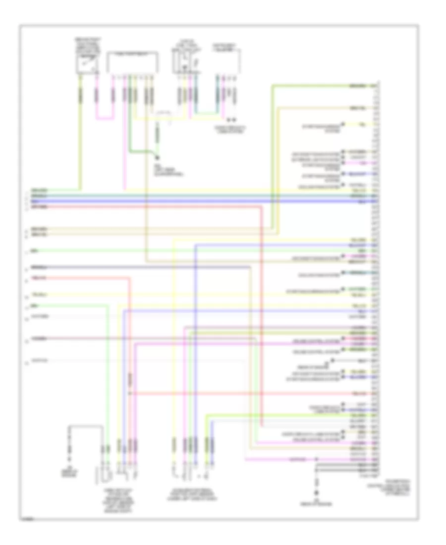 3.0L, Engine Performance Wiring Diagram (5 of 5) for Mazda Tribute Hybrid Touring 2010