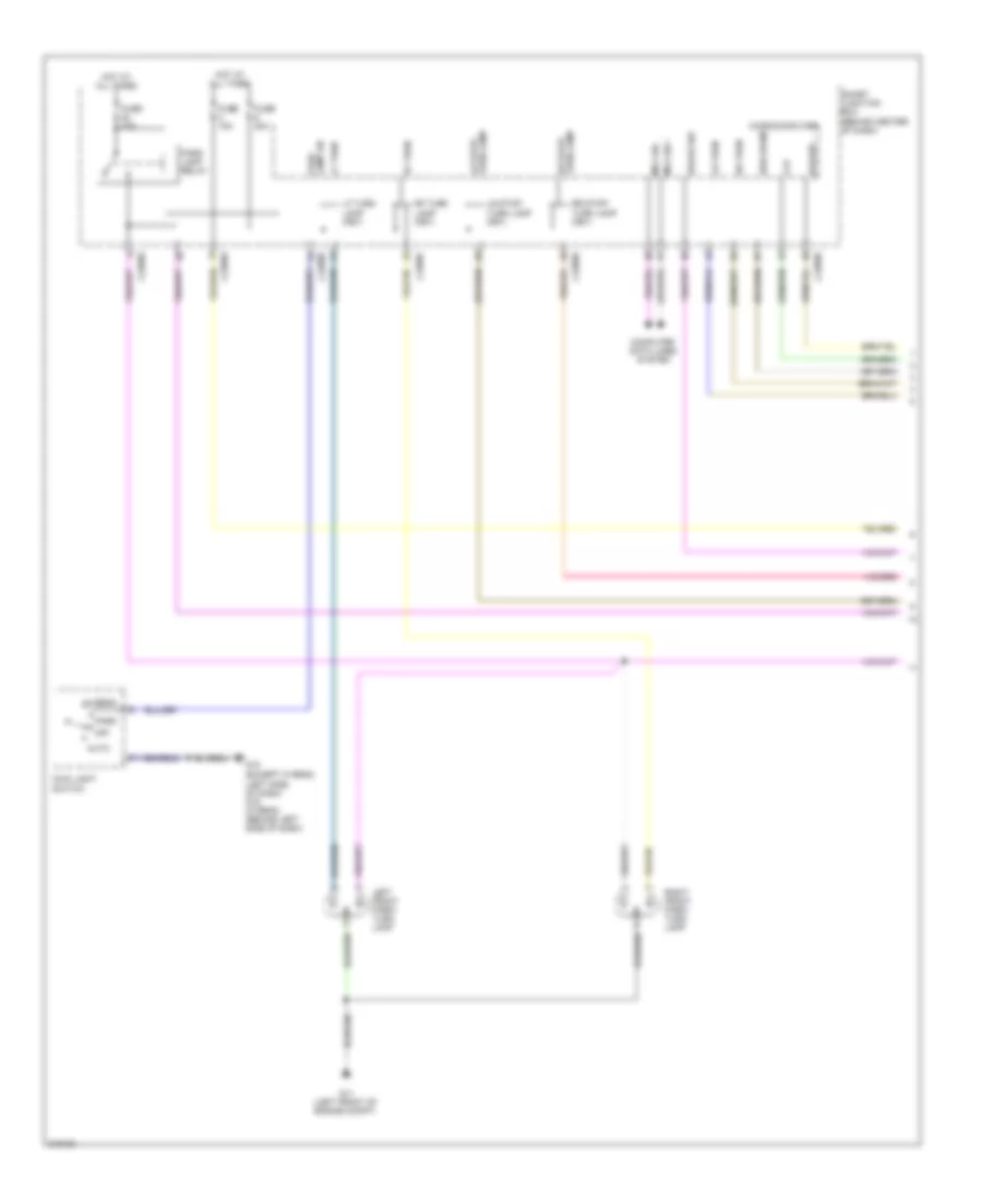 Exterior Lamps Wiring Diagram (1 of 2) for Mazda Tribute Hybrid Touring 2010