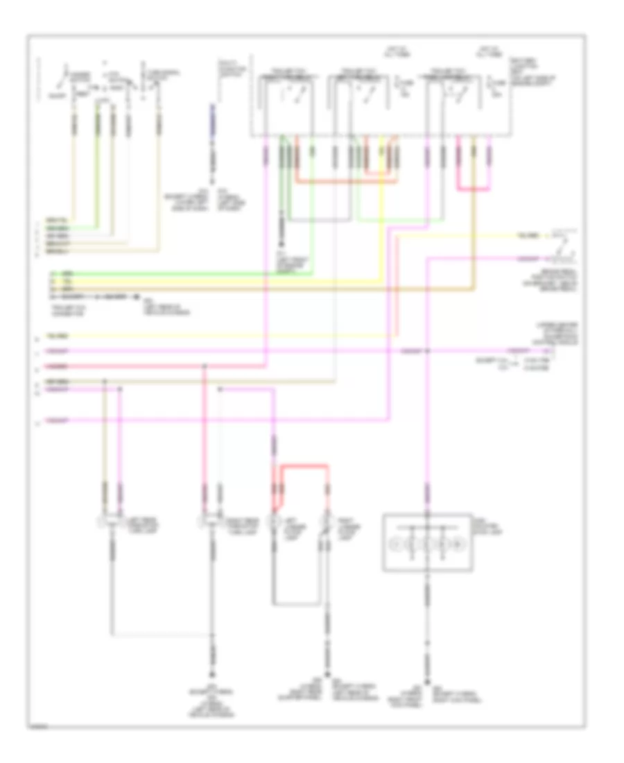 Exterior Lamps Wiring Diagram (2 of 2) for Mazda Tribute Hybrid Touring 2010