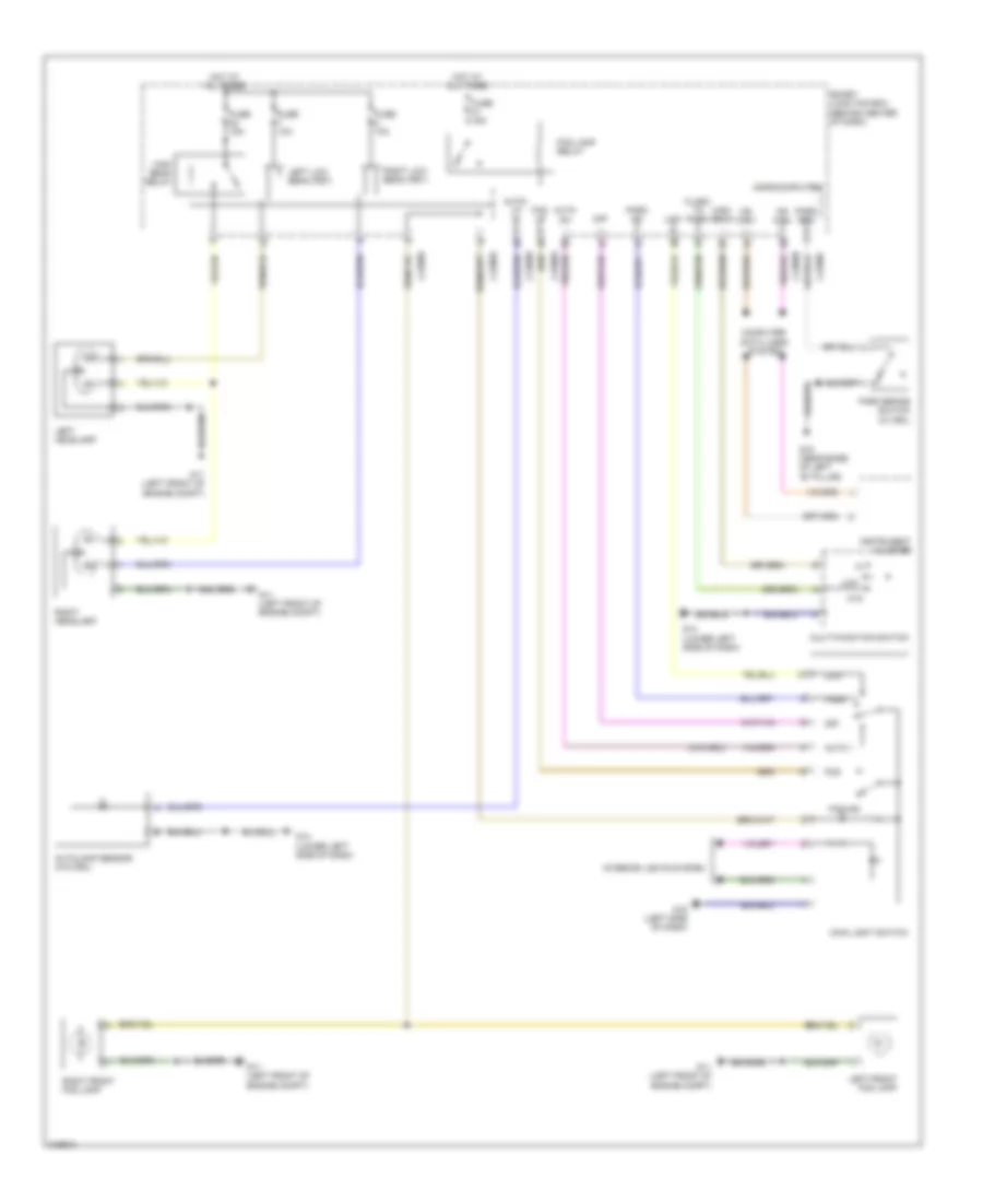 Headlights Wiring Diagram Except Hybrid for Mazda Tribute Hybrid Touring 2010