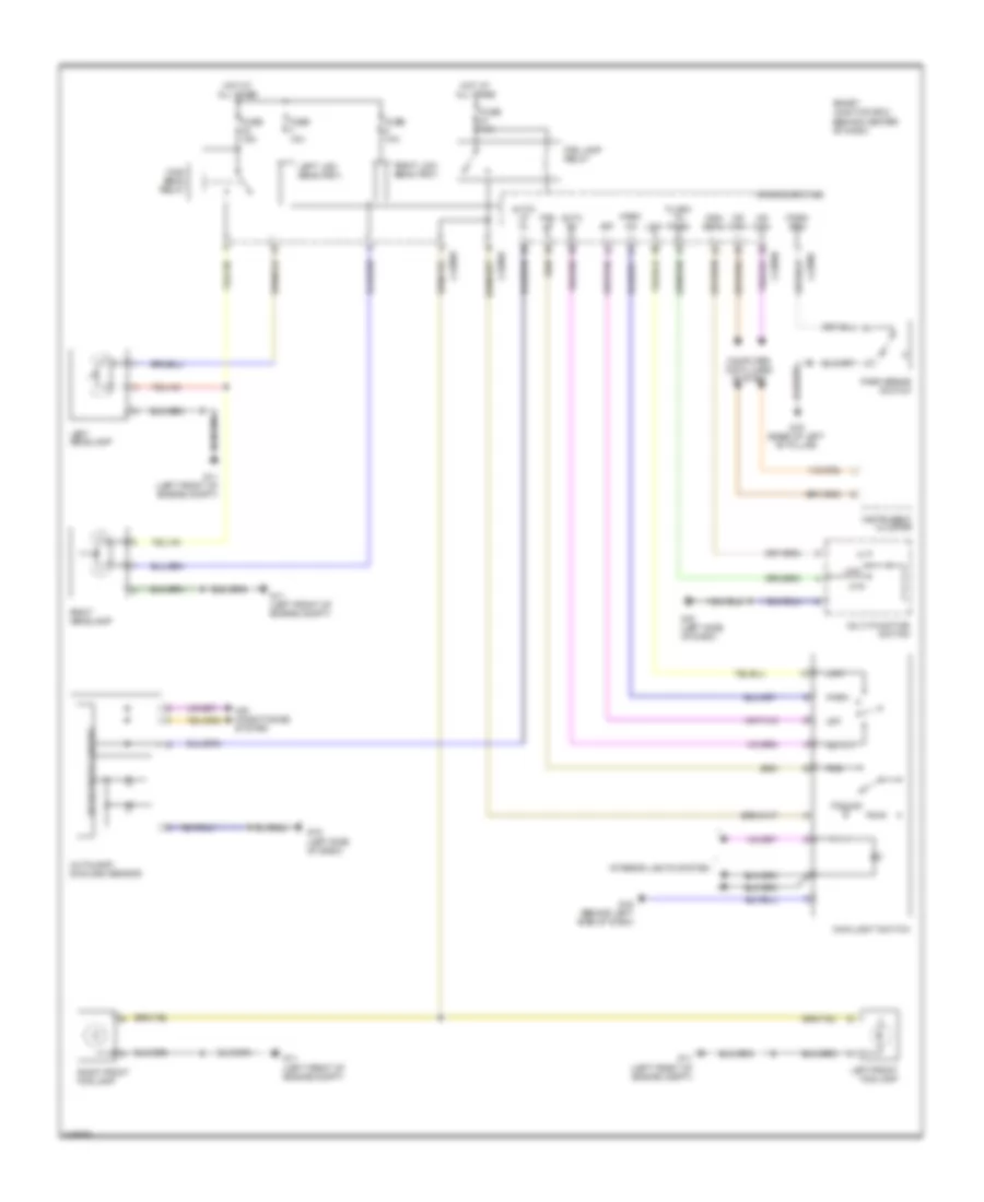 Headlights Wiring Diagram, Hybrid for Mazda Tribute Hybrid Touring 2010