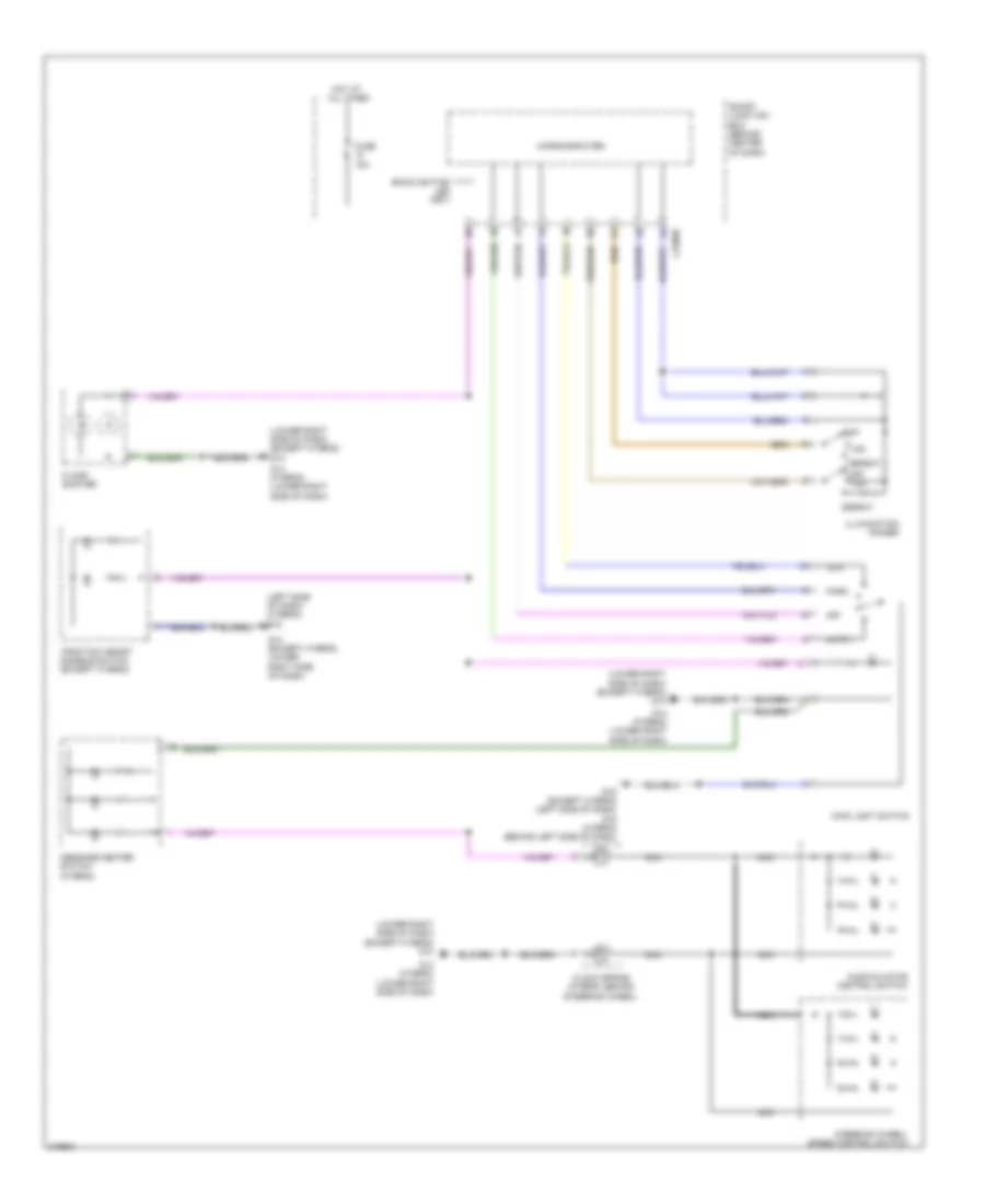 Instrument Illumination Wiring Diagram for Mazda Tribute Hybrid Touring 2010