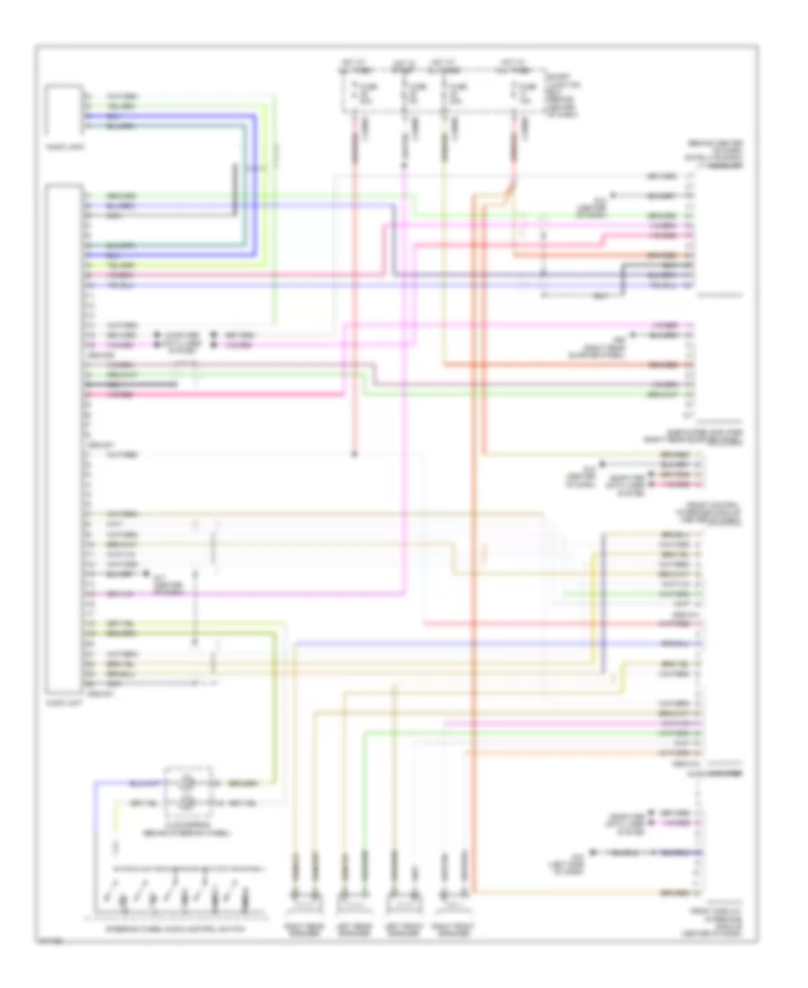 Premium Radio Wiring Diagram, Hybrid for Mazda Tribute Hybrid Touring 2010