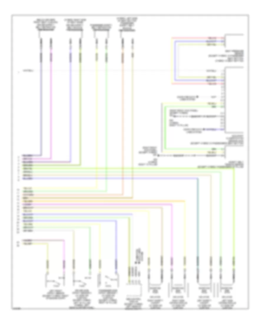 Supplemental Restraints Wiring Diagram (2 of 2) for Mazda Tribute Hybrid Touring 2010