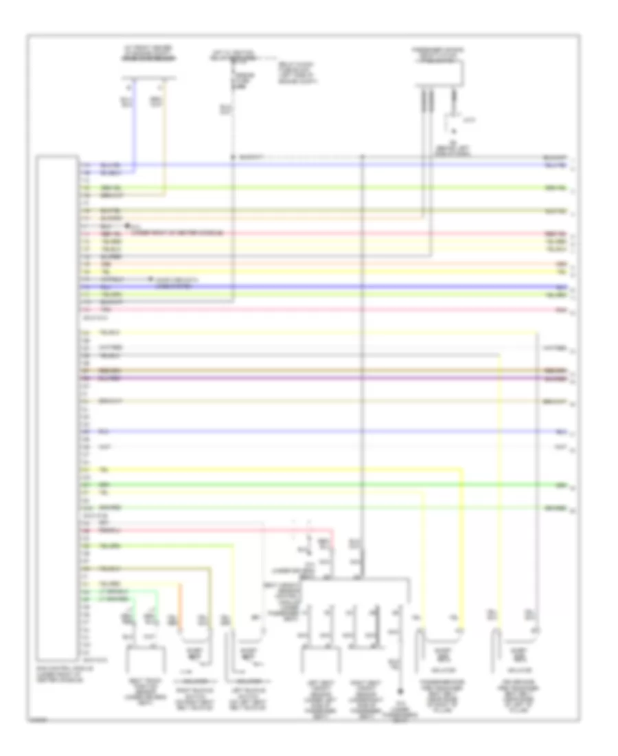 Supplemental Restraints Wiring Diagram 1 of 2 for Mazda MX 5 Miata SV 2009