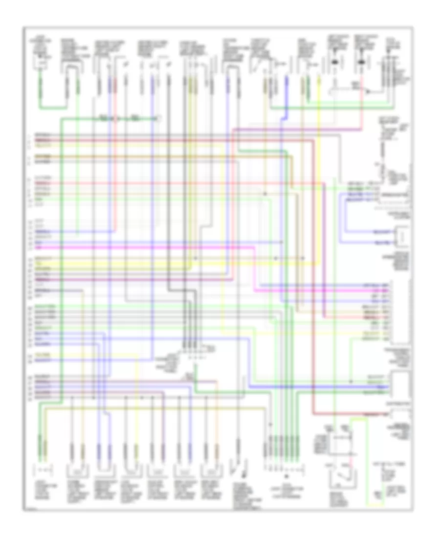 3 0L Engine Performance Wiring Diagrams 2 of 2 for Mazda 929 1995