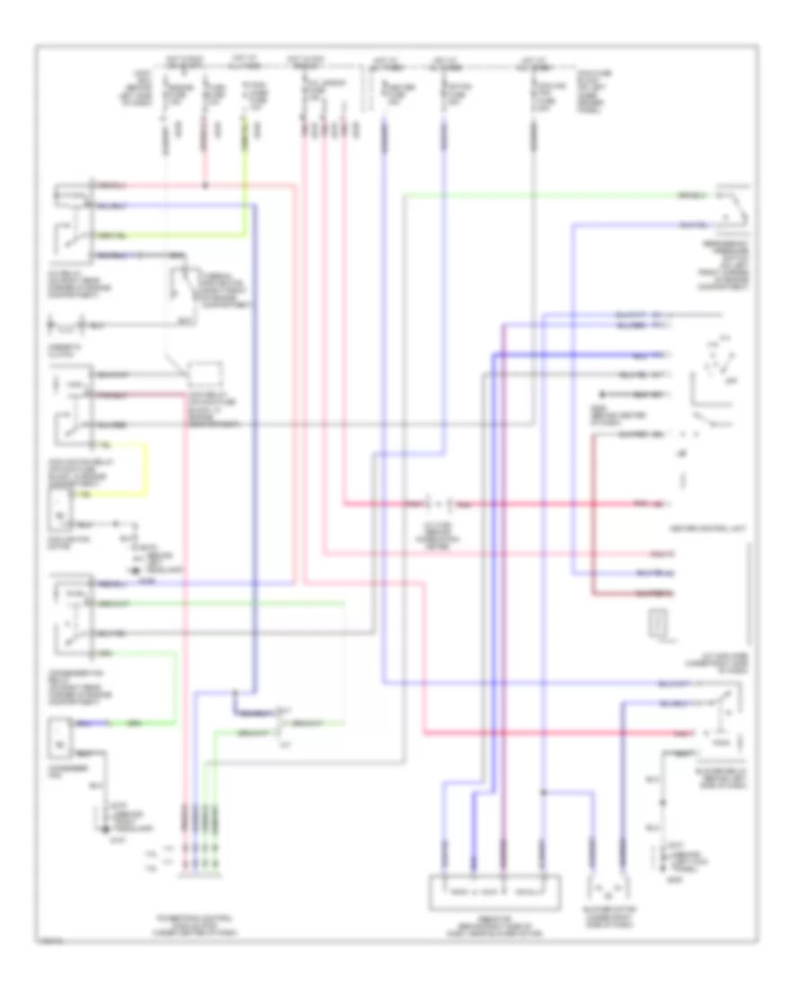 1 5L A C Wiring Diagram for Mazda Protege DX 1998