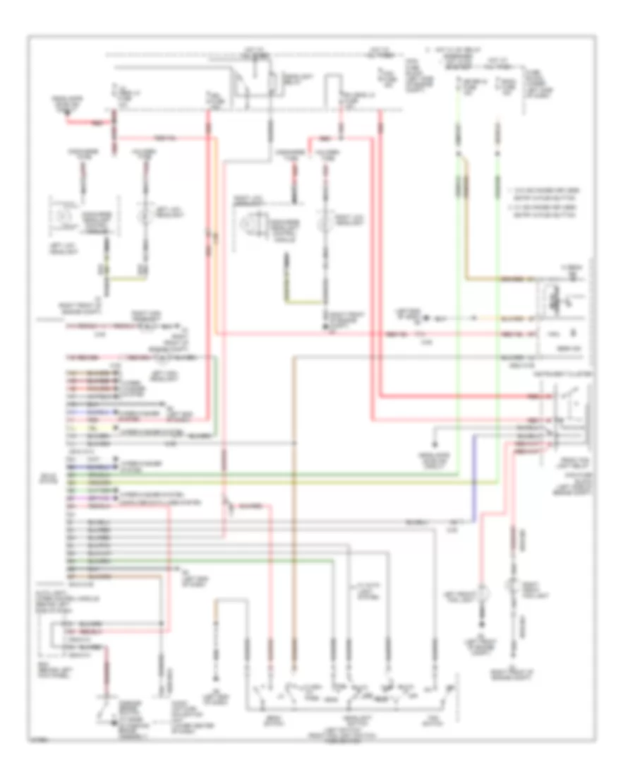 Headlights Wiring Diagram with DRL for Mazda 6 i Sport 2012