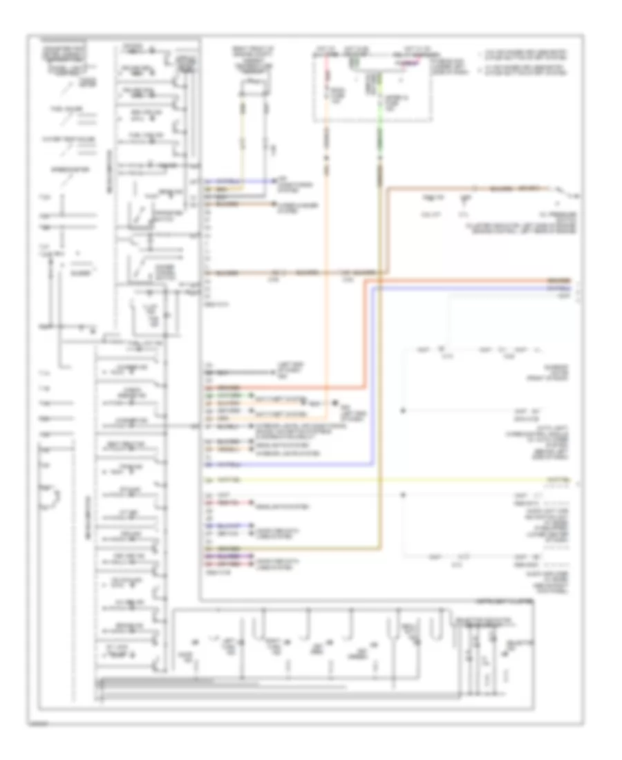 Instrument Cluster Wiring Diagram 1 of 2 for Mazda 6 i Sport 2012