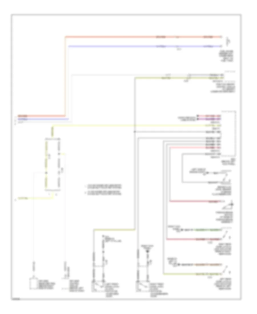 Instrument Cluster Wiring Diagram 2 of 2 for Mazda 6 i Sport 2012