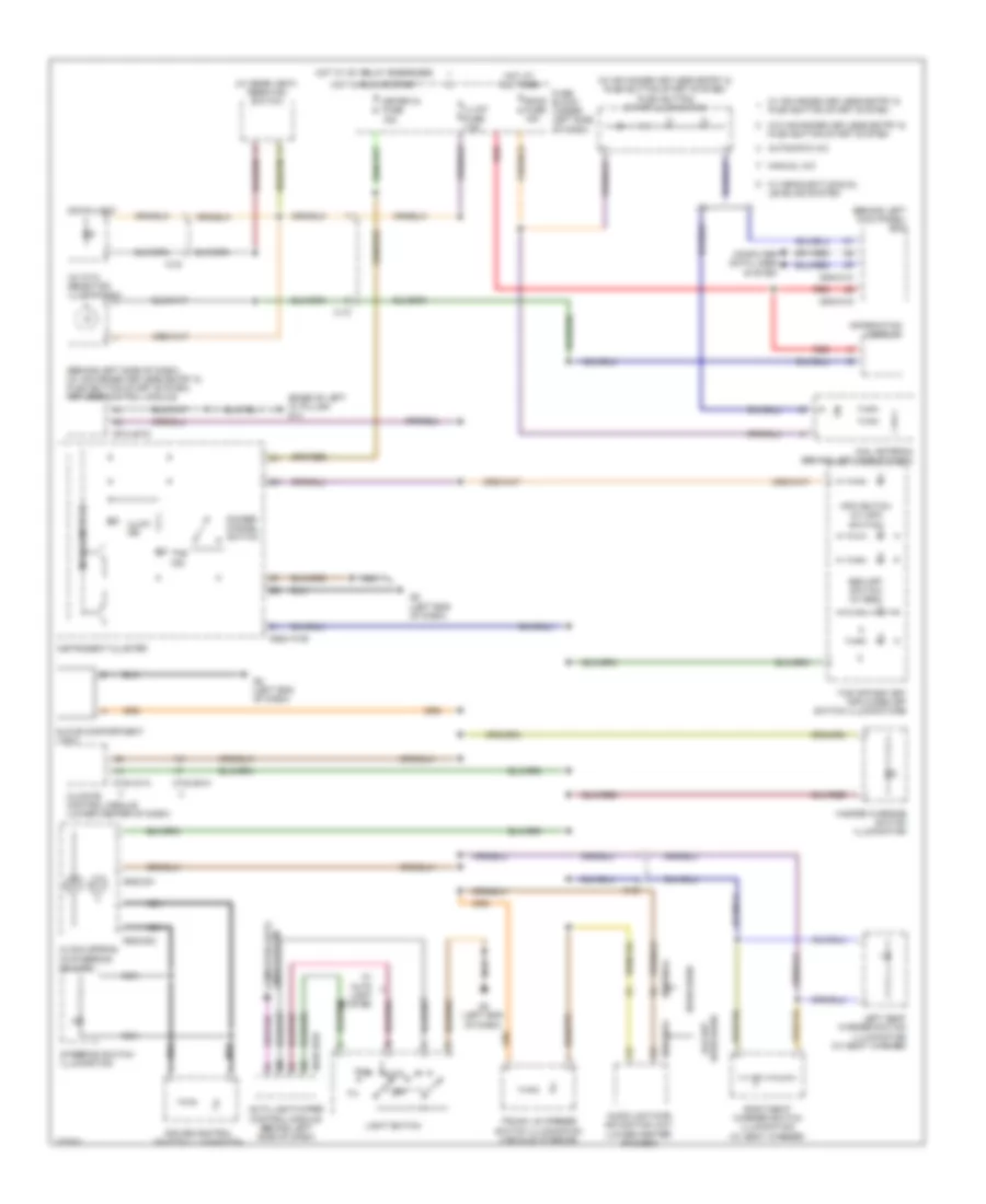 Instrument Illumination Wiring Diagram for Mazda 6 i Sport 2012