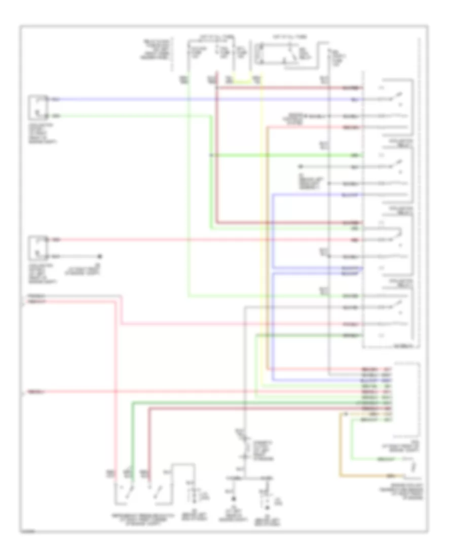 Manual AC Wiring Diagram (2 of 2) for Mazda RX-8 Grand Touring 2007