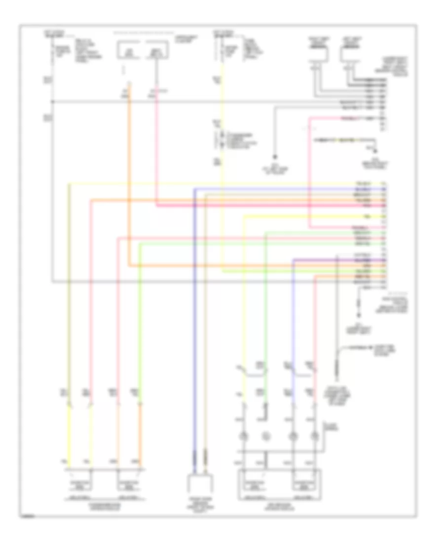 Supplemental Restraints Wiring Diagram (2 of 2) for Mazda RX-8 Grand Touring 2007
