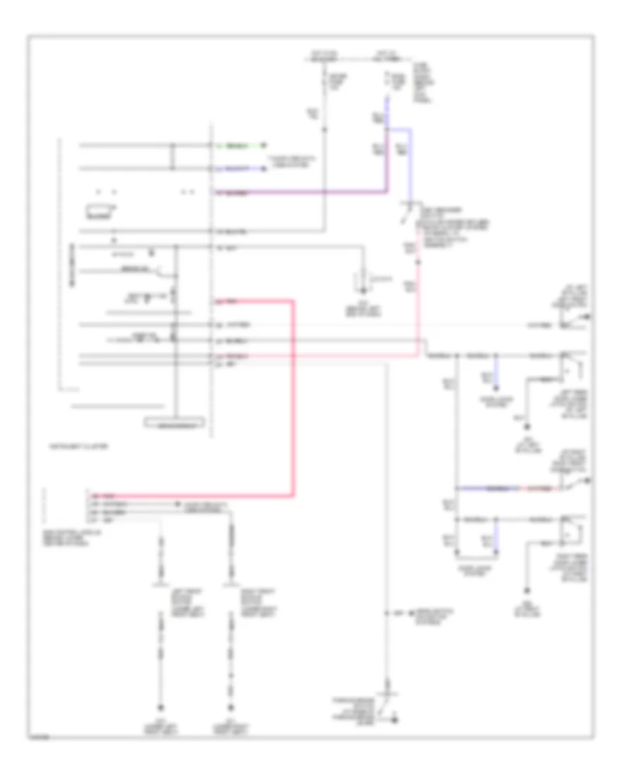 Chime Wiring Diagram for Mazda RX 8 Grand Touring 2007