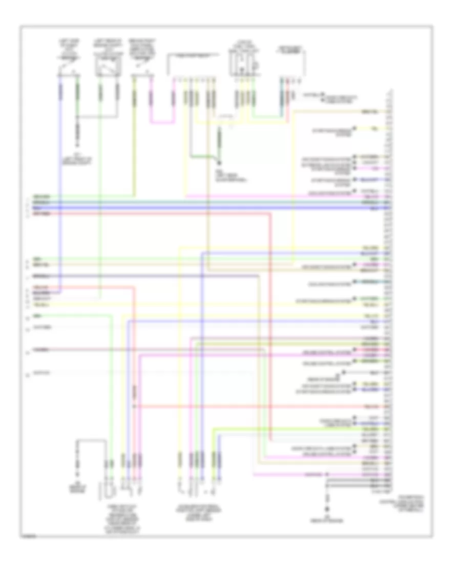 2.5L, Engine Performance Wiring Diagram, Except Hybrid (4 of 4) for Mazda Tribute i Sport 2010