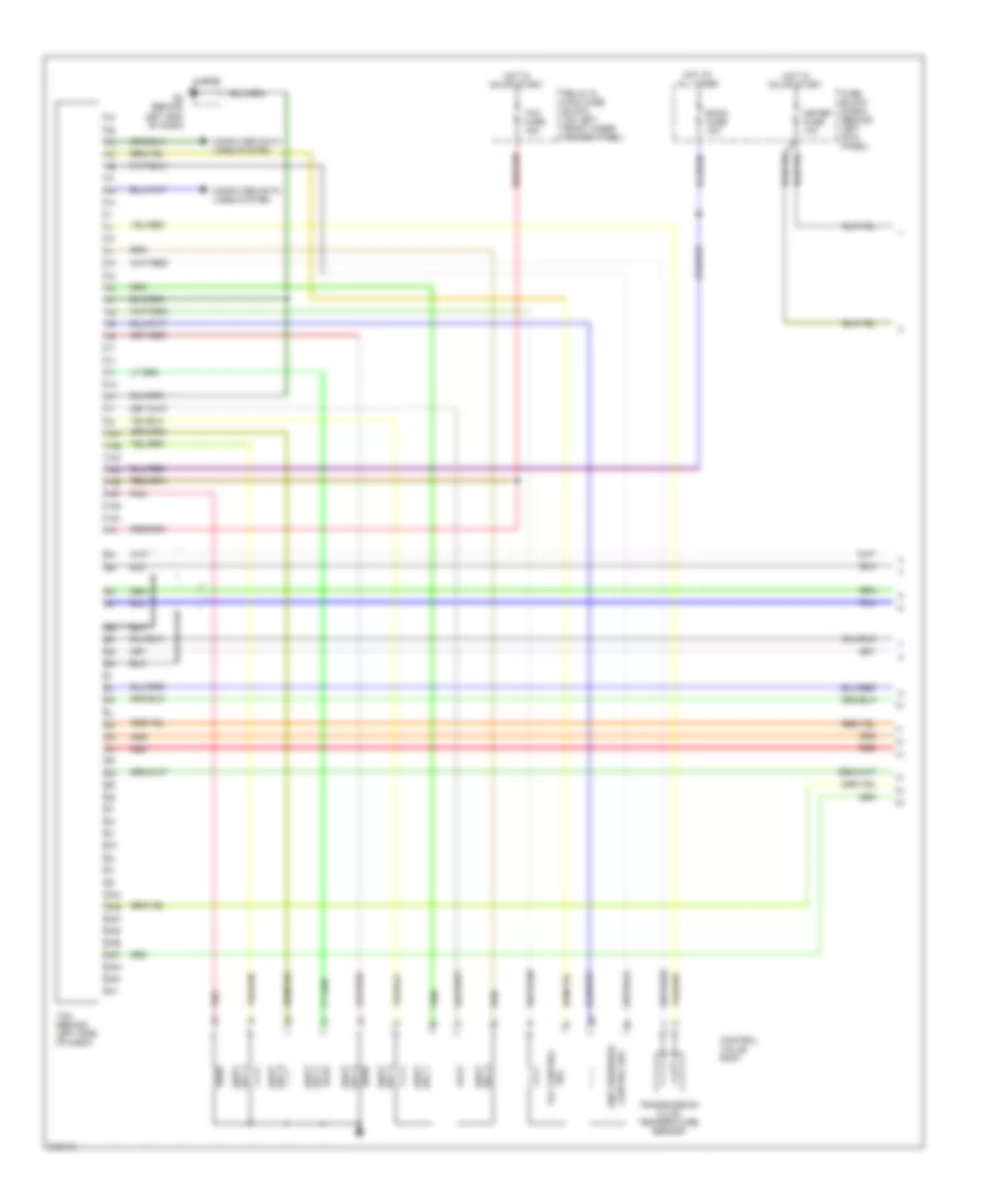 Transmission Wiring Diagram 1 of 2 for Mazda RX 8 Grand Touring 2009