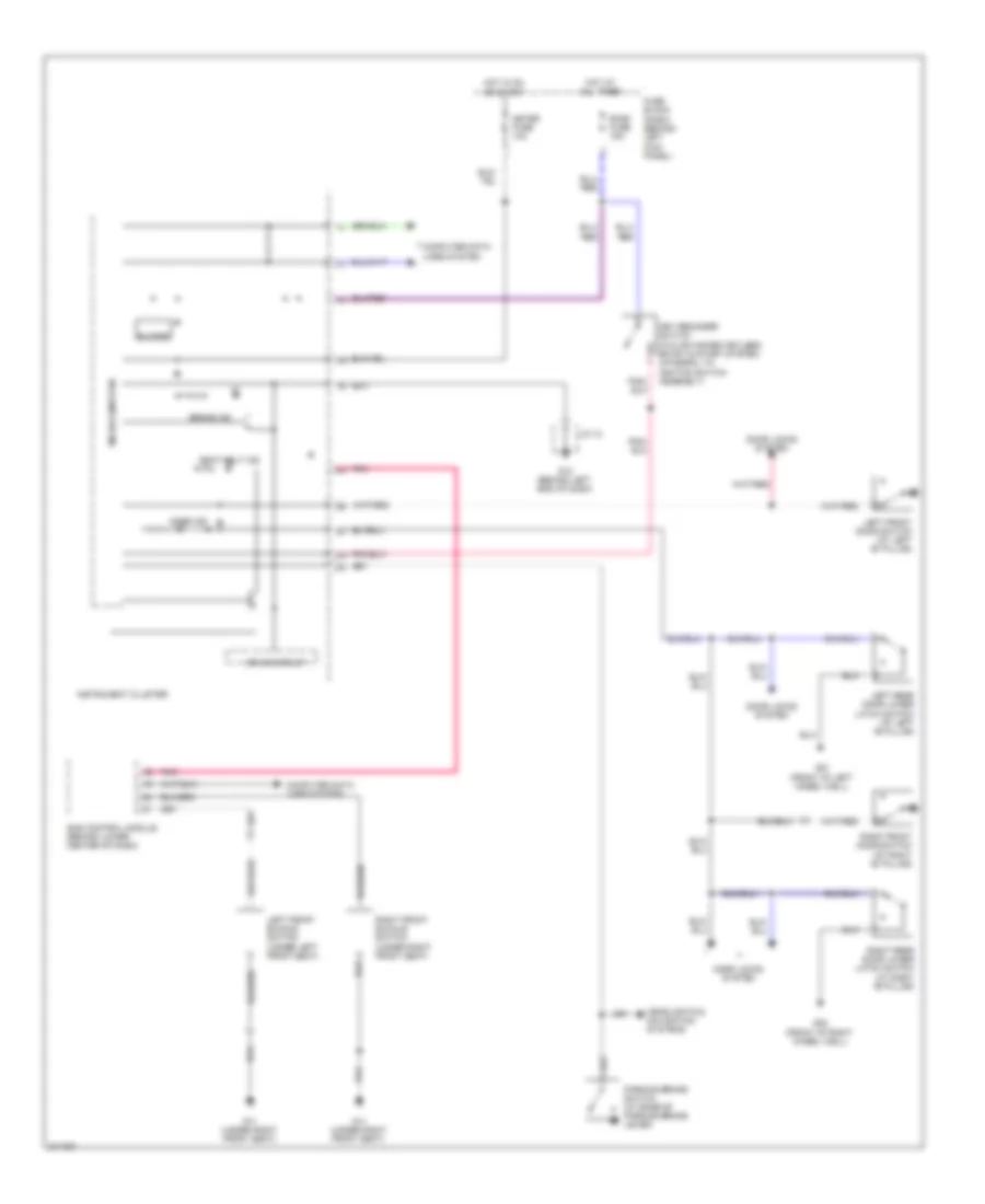 Chime Wiring Diagram for Mazda RX 8 Grand Touring 2009
