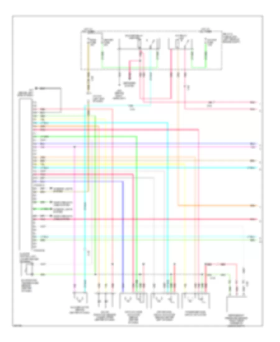 Электросхема кондиционера (1 из 2) для Mazda 3 Mazdaspeed 2011