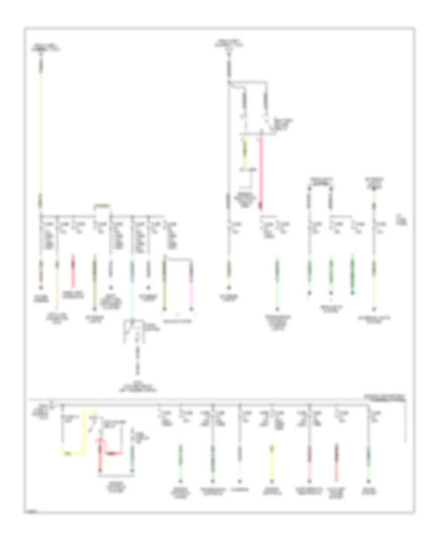 Power Distribution Wiring Diagram 2 of 2 for Mazda BSE 1995 2300