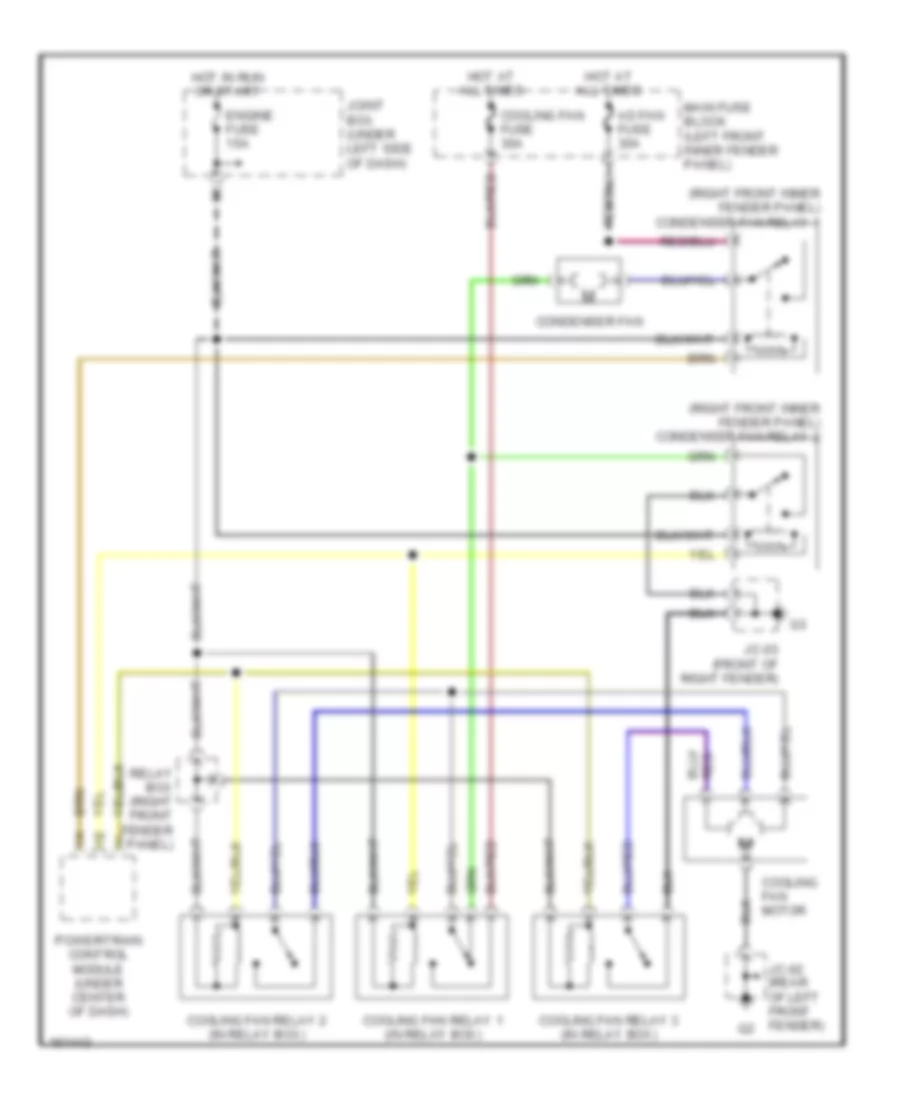 2 3L Cooling Fan Wiring Diagram for Mazda Millenia P 2002