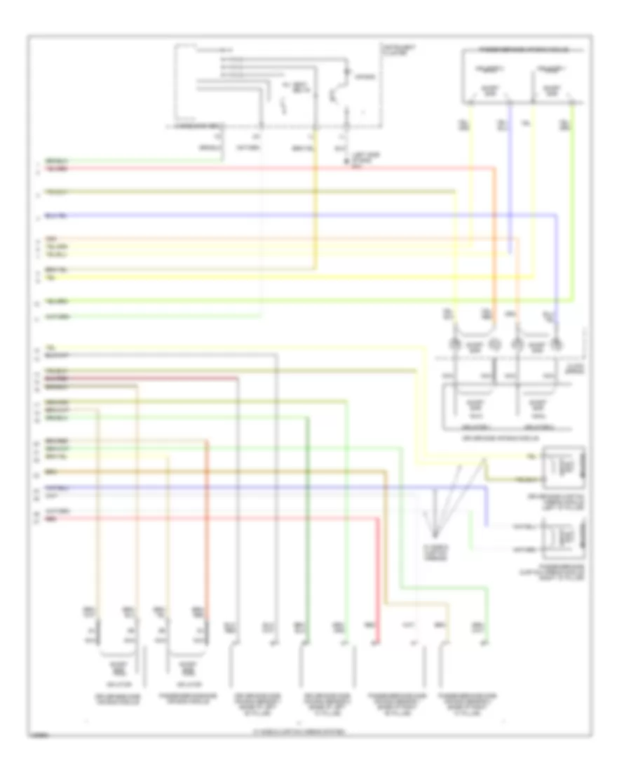 Supplemental Restraints Wiring Diagram (2 of 2) for Mazda 5 Touring 2006
