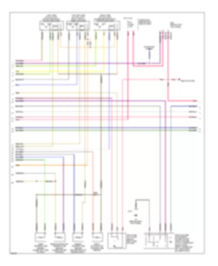 Automatic AC Wiring Diagram, Single Fan (2 of 3) for Mazda CX-9 Grand Touring 2008