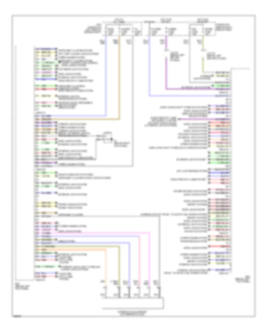 Body Control Modules Wiring Diagram for Mazda CX 9 Grand Touring 2008