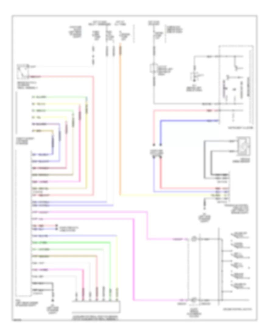 Cruise Control Wiring Diagram for Mazda CX-9 Grand Touring 2008