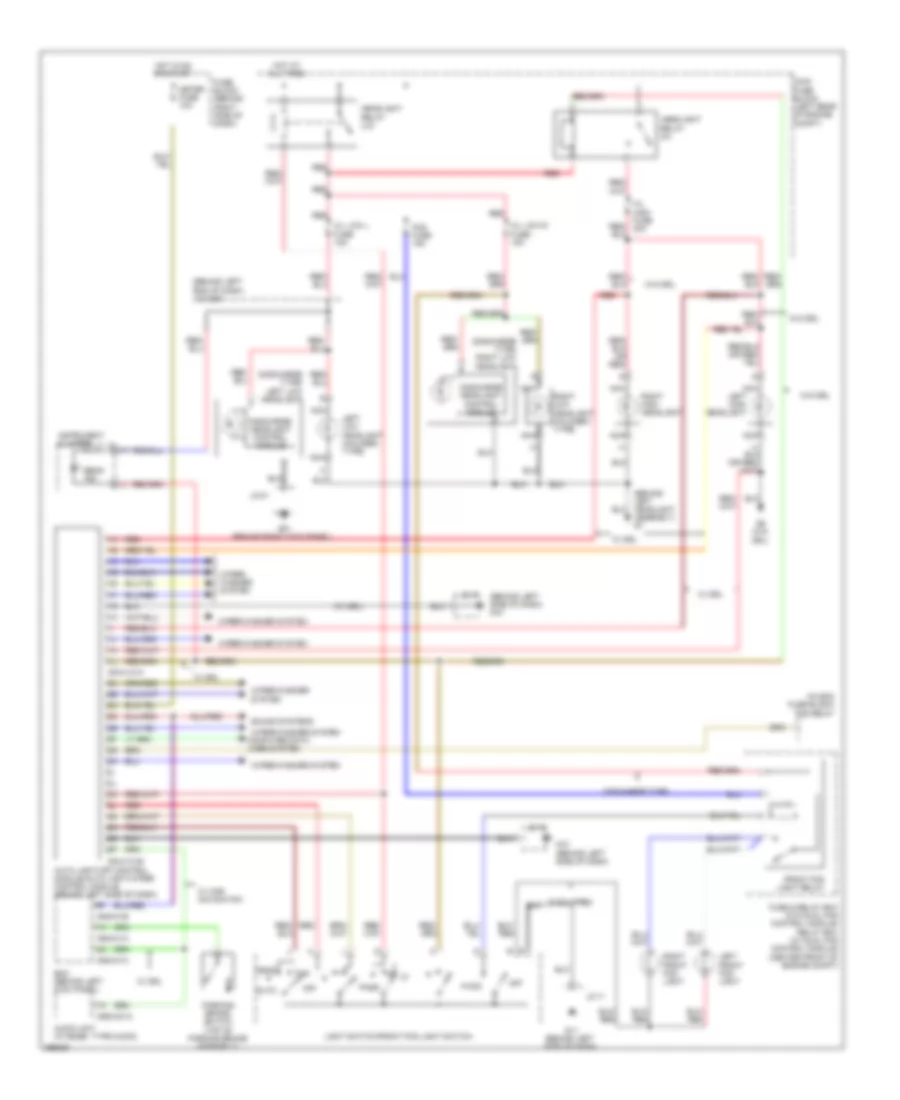 Headlights Wiring Diagram with Auto Lights Off for Mazda CX 9 Grand Touring 2008