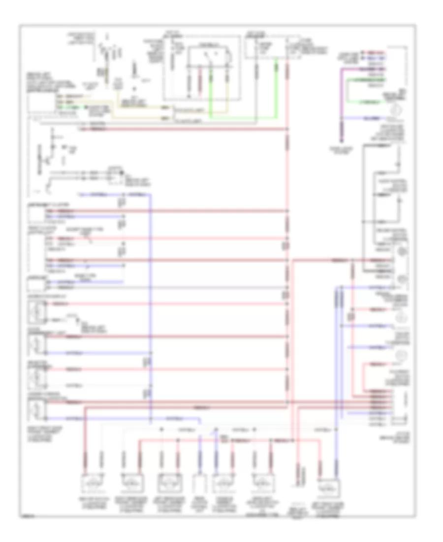 Instrument Illumination Wiring Diagram for Mazda CX 9 Grand Touring 2008