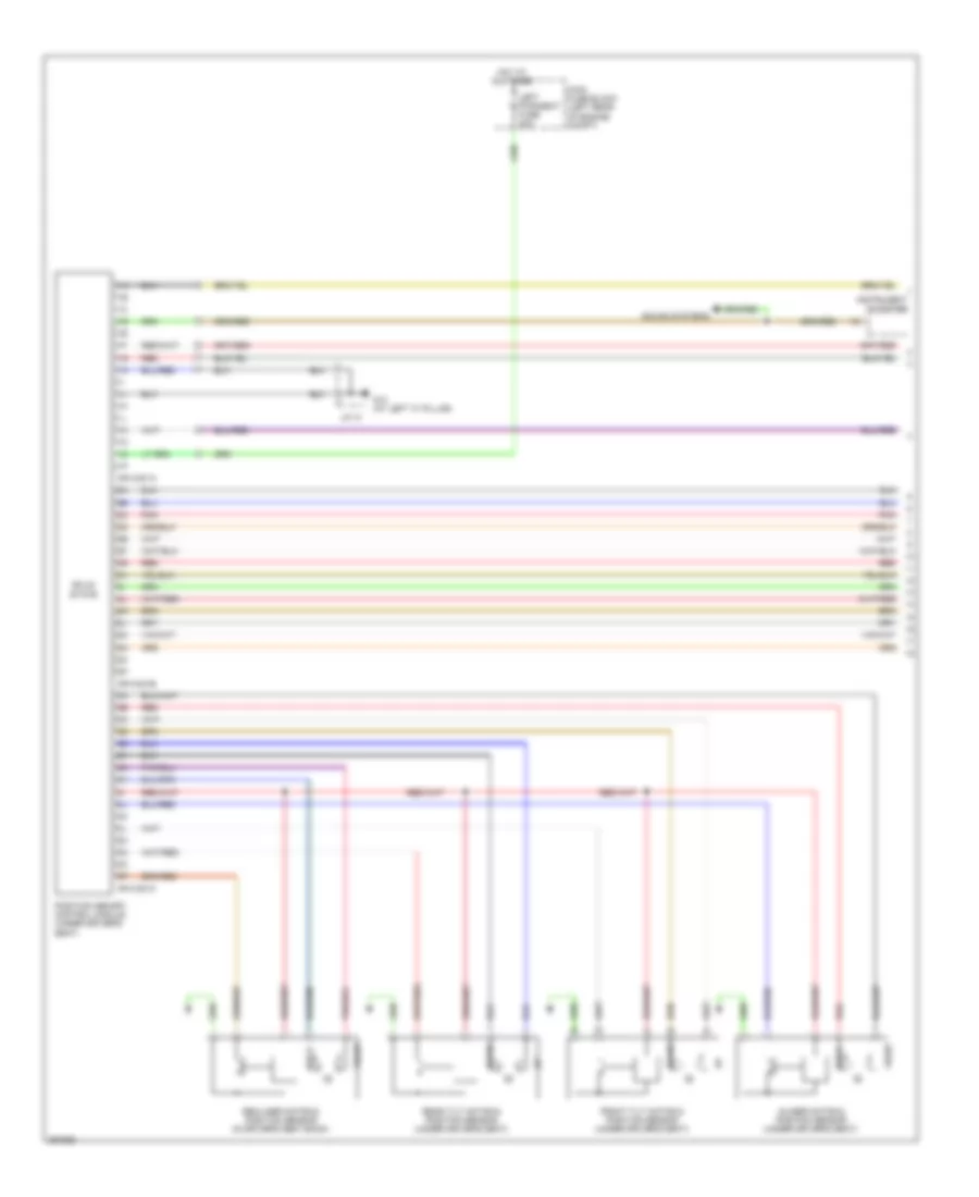 Memory Systems Wiring Diagram 1 of 2 for Mazda CX 9 Grand Touring 2008