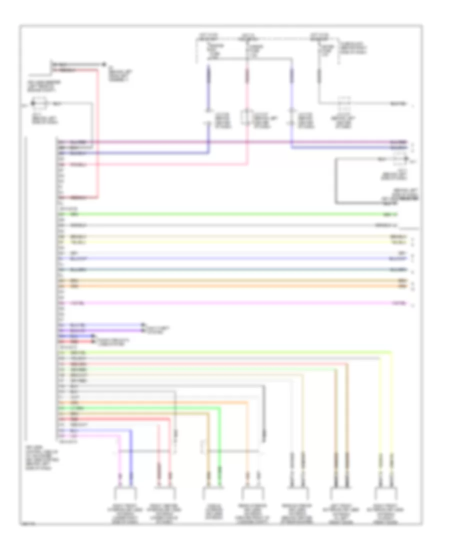 Keyless Entry Wiring Diagram (1 of 2) for Mazda CX-9 Grand Touring 2008