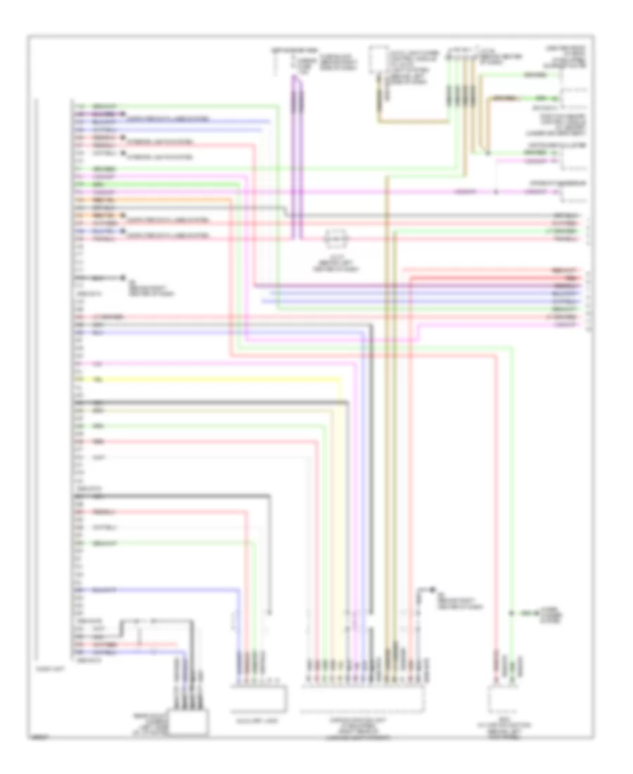 Radio Wiring Diagram, with Bose (1 of 2) for Mazda CX-9 Grand Touring 2008