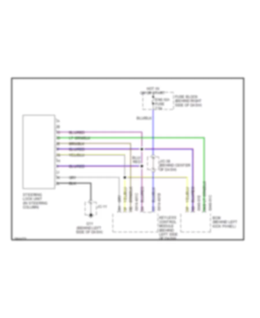 Shift Interlock Wiring Diagram for Mazda CX-9 Grand Touring 2008