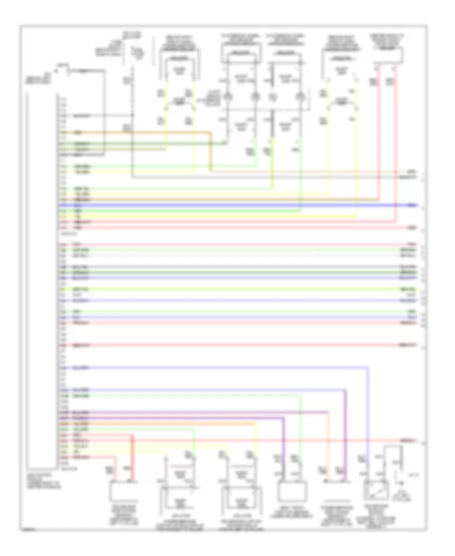 Supplemental Restraints Wiring Diagram 1 of 2 for Mazda CX 9 Grand Touring 2008