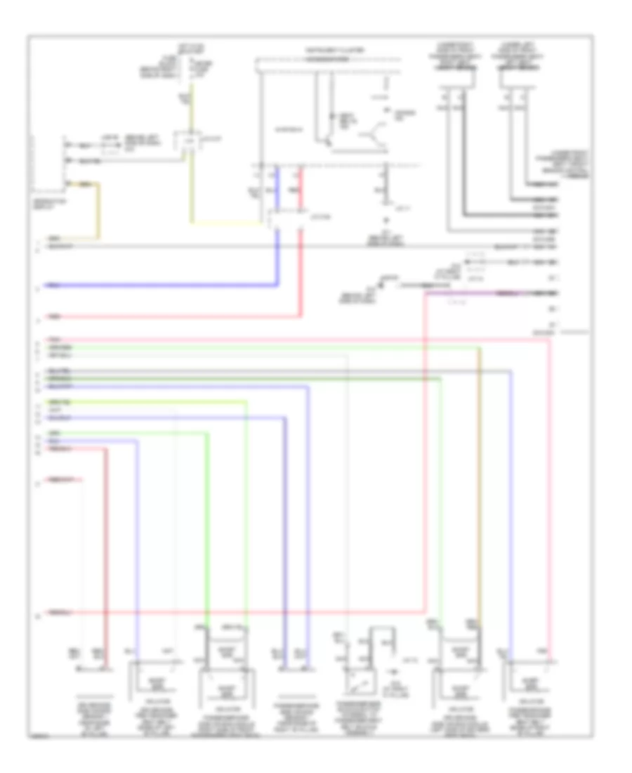 Supplemental Restraints Wiring Diagram 2 of 2 for Mazda CX 9 Grand Touring 2008