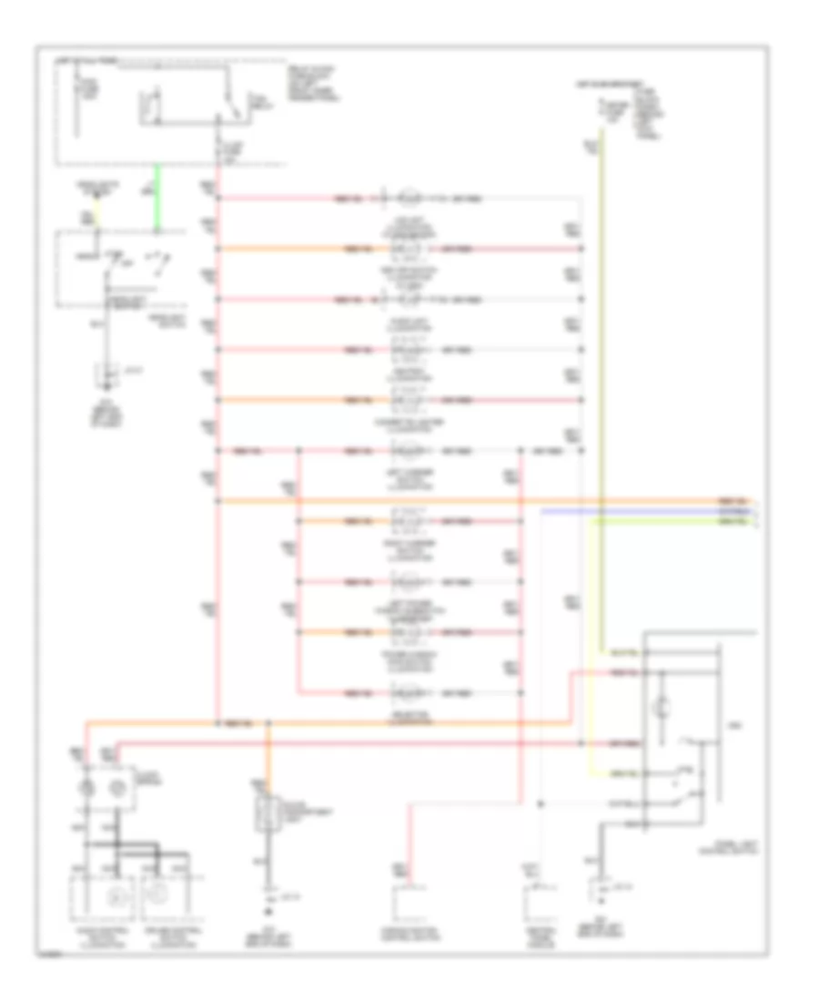 Interior Lights Wiring Diagram 1 of 2 for Mazda RX 8 Sport 2007