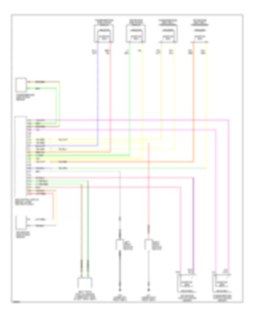 Supplemental Restraints Wiring Diagram 1 of 2 for Mazda RX 8 Sport 2007