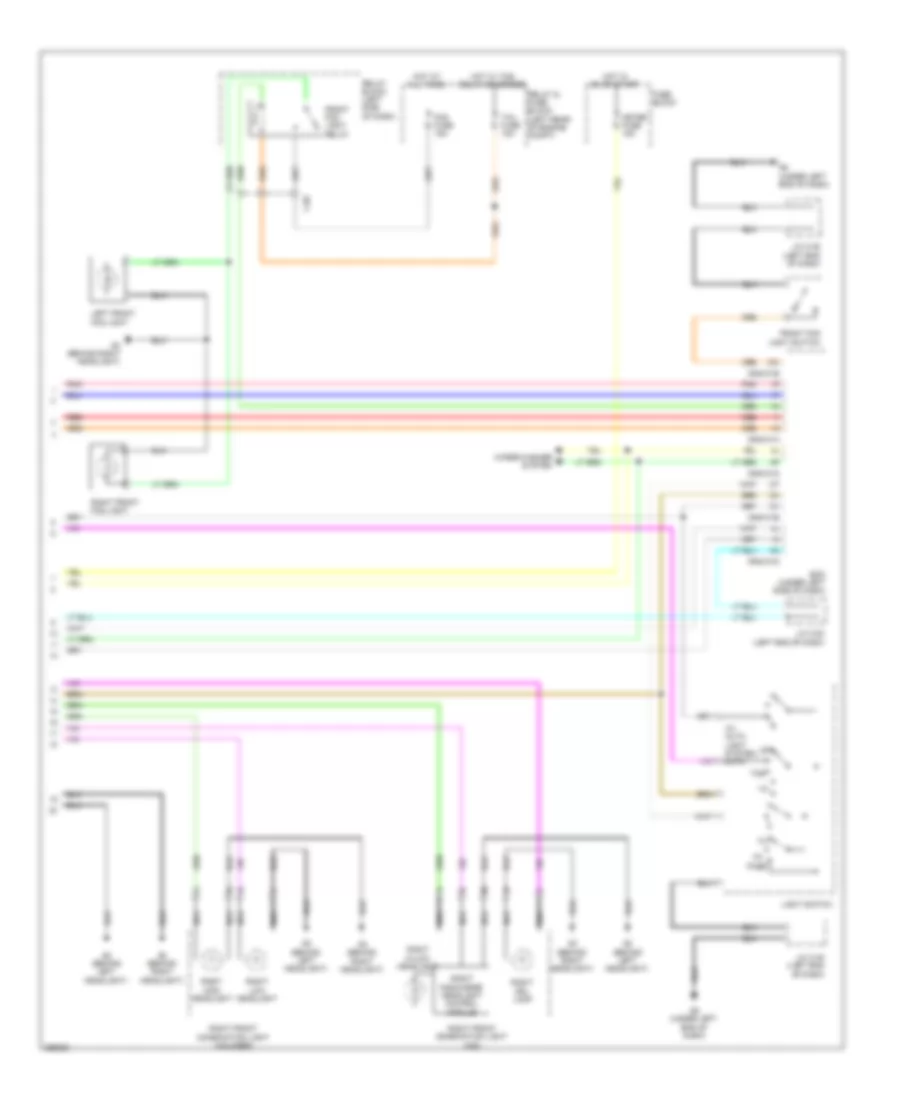 Headlamps Wiring Diagram 2 of 2 for Mazda 3 s Grand Touring 2011