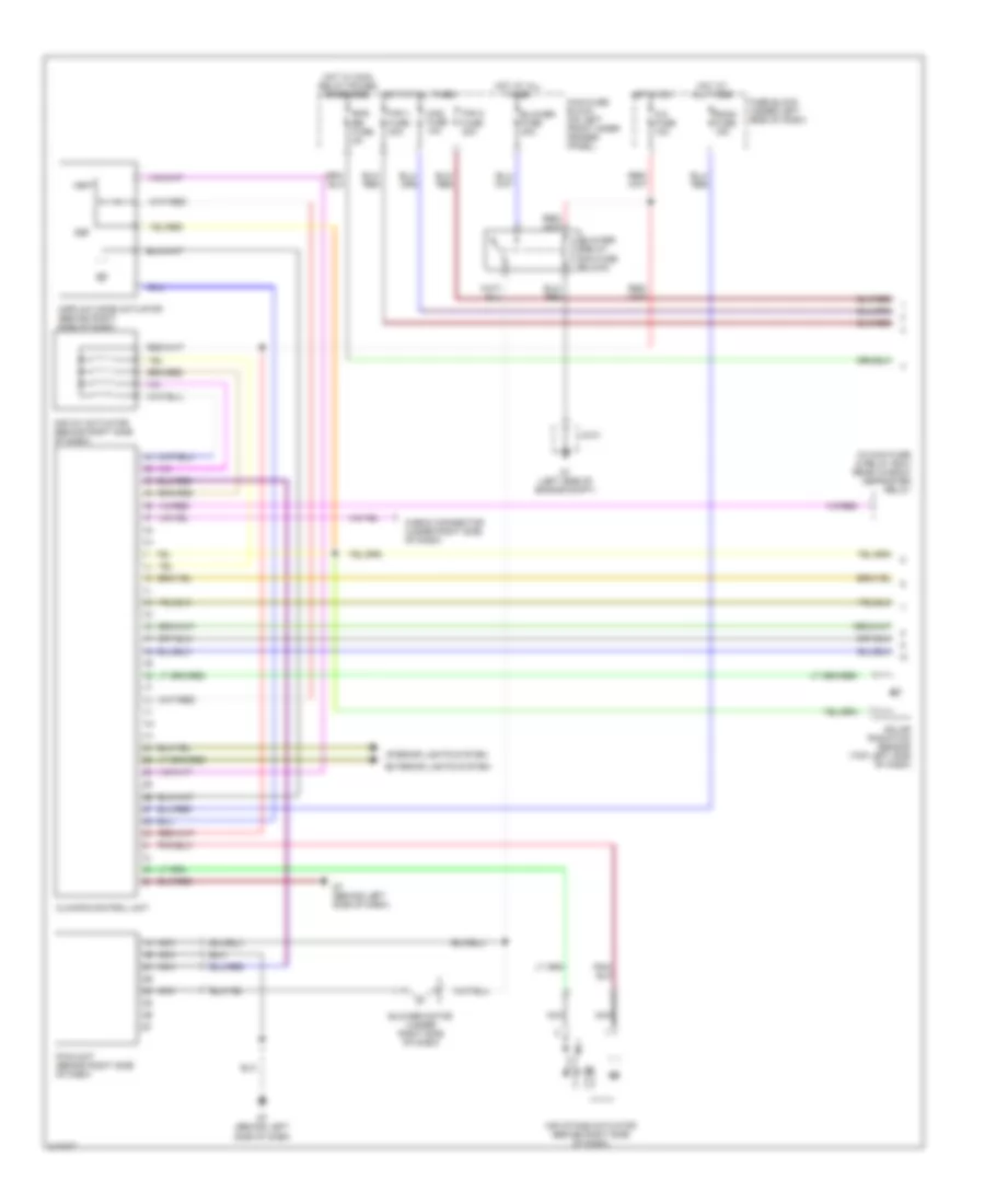 3.0L, Automatic AC Wiring Diagram (1 of 2) for Mazda 6 i 2006