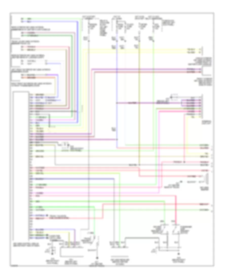 Anti theft Wiring Diagram with Advanced Keyless Entry  Start System 1 of 2 for Mazda RX 8 Touring 2007